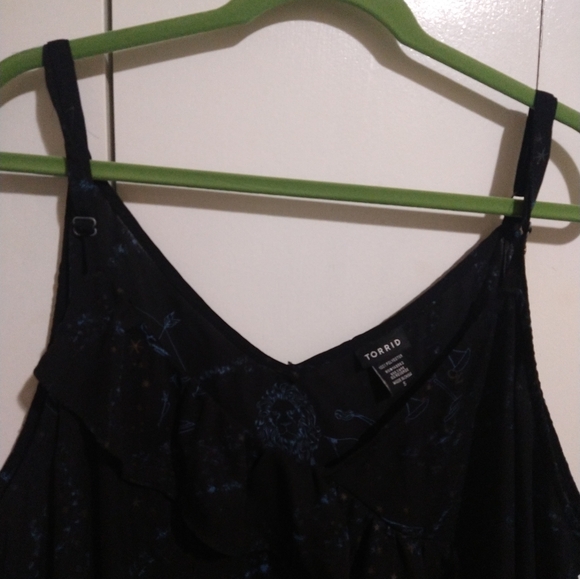 Torrid Constellation Zodiac Sheet Tank Cami Plus Size 5 - Picture 3 of 9